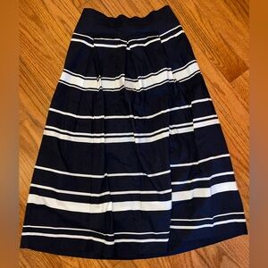 Maxi striped skirt